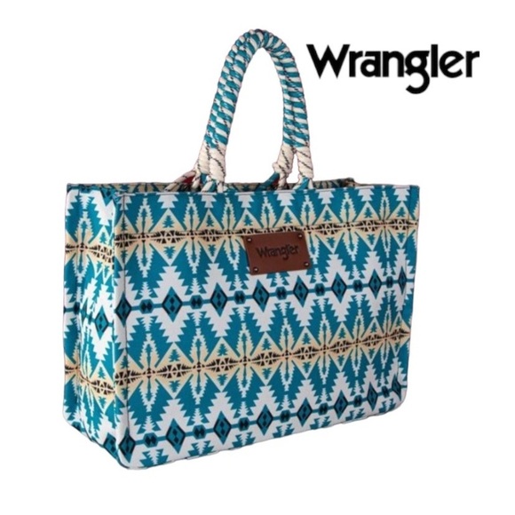 Wrangler Handbags - Wrangler Southwestern Canvas Tote